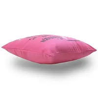 Love Text Pink Color Cushion Cover-thumb1