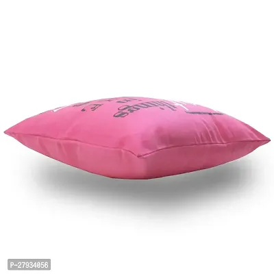 Love Text Pink Color Cushion Cover-thumb2