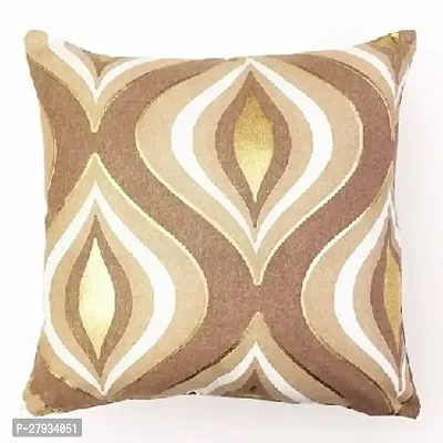 Golden Printed Cushion Cover-thumb0