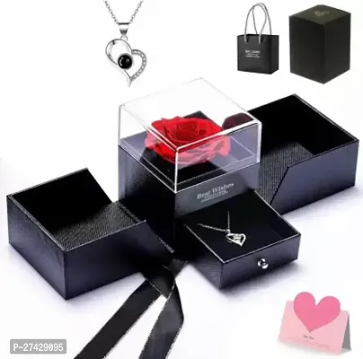 Beautiful Jewellery, Artificial Flower, Showpiece, Greeting Card Gift Set