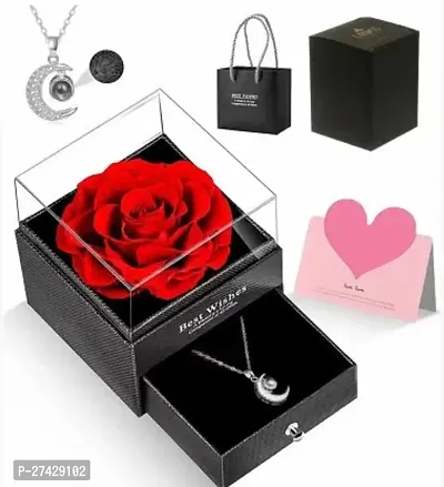 Beautiful Artificial Flower, Jewellery, Greeting Card, Showpiece Gift Set-thumb0