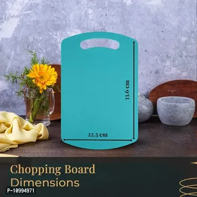 Click to open expanded view     THE DARK WOLF Plastic Cutting Board | Chopping Board | Plastic Board | Unbreakable Premium Plastic BPA Free with Firm Grip  in-Built Handle ( Turquoise Green , Pack o