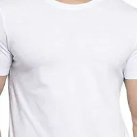 ADTOO, Cotton Round Neck T-Shirt for Men 001 (40, White)-thumb4