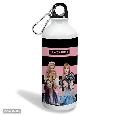 ADTOO BLACK PINK Water Bottle | Sipper Bottles | School Water Bottle | Girls Water Bottle (750 ml, Multicolor) BTSSIGN (2)-thumb0