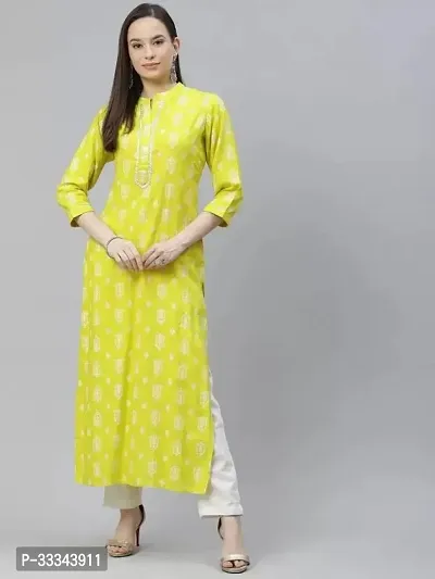 Stylish Rayon Kurti for Women-thumb0