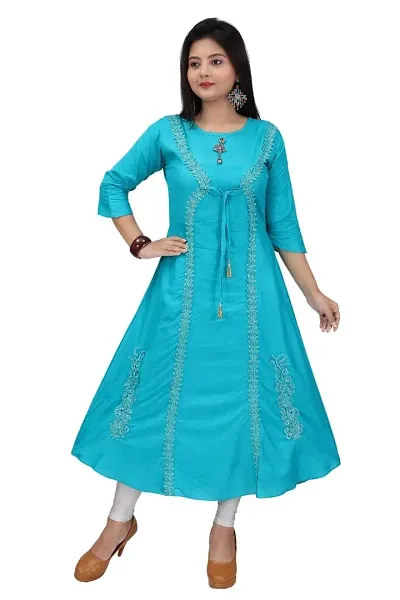 WOMAN PARTY WEAR ANARKALI KURTI