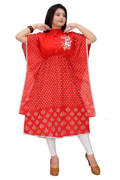 WOMAN PARTY WEAR CAFTAN KURTIS