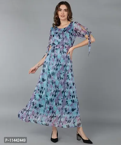 Stylish Fancy Chiffon Dresses For Women-thumb0