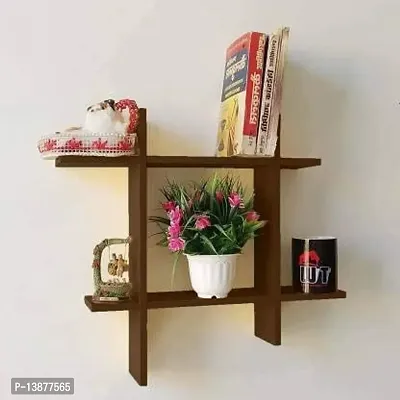 Beautiful Wooden Wall Shelf For Home Wall Decoration