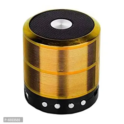 Bluetooth Speaker Ws887 Golden Colour-thumb0