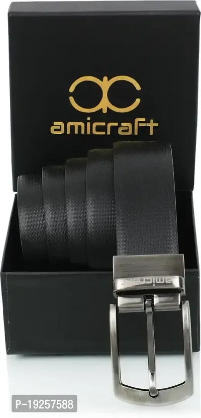 Elegant Artificial Leather Solid Belt For Men-thumb0