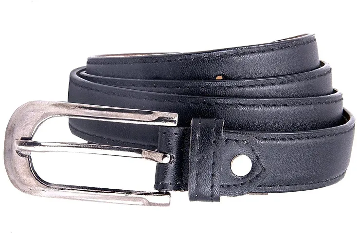 Elegant Artificial Leather Solid Belt For Men