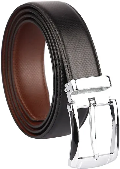 Chry SANT Reversible Leather Belts For Men Big and Tall 28""-42''