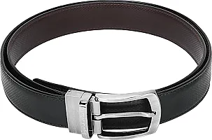 Elegant Artificial Leather Solid Belt For Men-thumb1