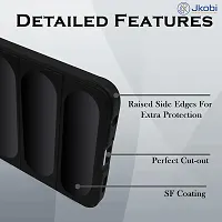 Lilliput Back Cover For SAMSUNG GALAXY S21 FE (Matte Soft Silicon Wave Case - Black)-thumb2