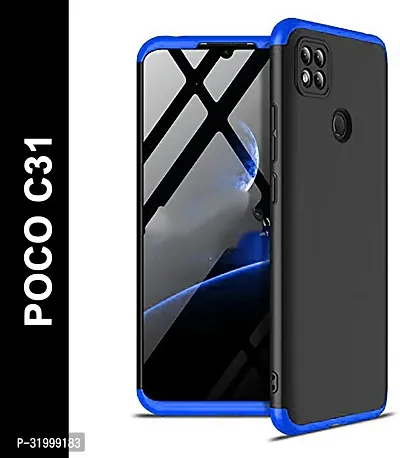 Designer Multicoloured Plastic Back Cover For Poco C31