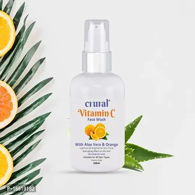 Vitamin C Face Wash for Skin Brightening and Glowing (Men and Women)