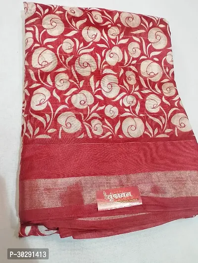 Beautiful Rayon Saree With Blouse Piece For Women-thumb0