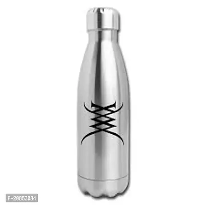 Useful Silver Silver Steel Sports Bottle-380 ML-thumb0