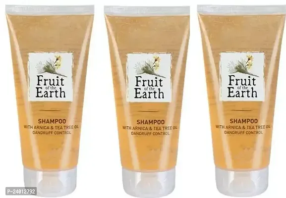 Fruit Of The Earth Shampoo With Arnica And Tea Tree Oil Dandruff Control Pack Of 3