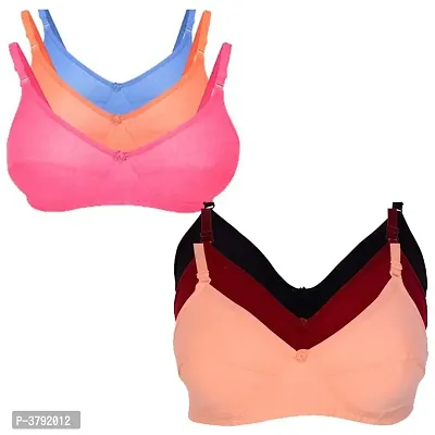 Trendy Women soft Cotton Bra Combo 6