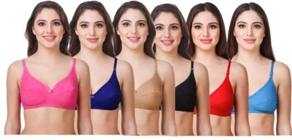 women full coverage non padded bras pack of