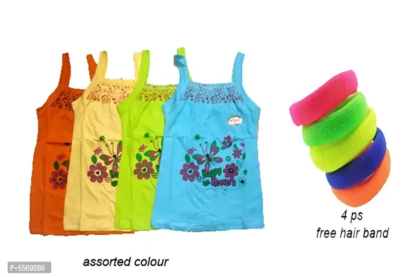 girl kids chiku printed inner with free gift pack of 4-thumb0