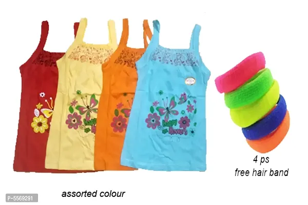 girl kids chiku printed inner with free gift pack of 4