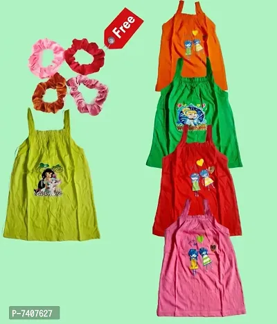 girl kids cutypie inner slips pack of 5 with free gift