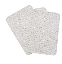 Jainco Decor ? Multipurpose PVC Anti Fridge Mat Jali/Drawer Mats Jali/Placemat Jali (White Fridge Mat (Pack of 3))-thumb1