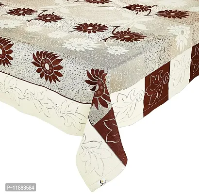 Jainco Decor ? Cotton Dining Center Table Cover , Tablecloth, 36*60 inches (Brown, Beige)