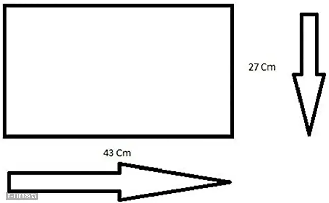 Jainco Decor ? Dumbell Design PVC Refrigerator/Fridge Multipurpose Drawer Mat (Fridge Mat Brown (Set of 6))-thumb5