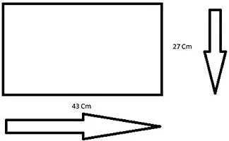 Jainco Decor ? Dumbell Design PVC Refrigerator/Fridge Multipurpose Drawer Mat (Fridge Mat Peach (Set of 6))-thumb4