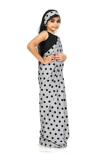 COMRATE Kids Silk Saree For Girl's-thumb2