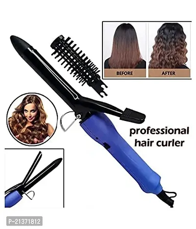 16B Hair Curler Hair Straightener  (Blue  Black)-thumb2