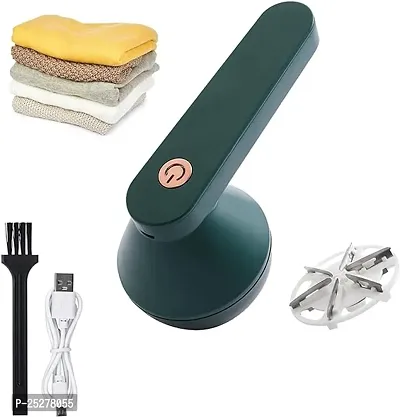 Lint Remover, Fuz Remover And Fabric Shaver For Clothes Green