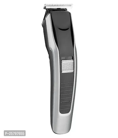 AT-538 Rechargeable Hair Beard Trimmer for Men Trendy Styler HTC Trimmer Stainless Steel(pack of 1)-thumb0