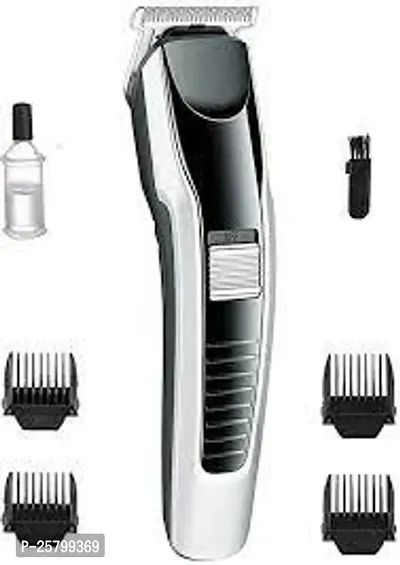 AT 538 Beard  Hair Rechargeable Professional Hair Trimmer Fully Waterproof Trimmer 60 min Runtime 4 Length Settings (pack of 1)-thumb0