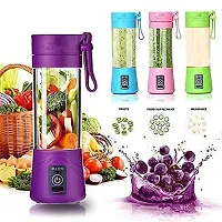 Stainless Steel USB Juicer 6 Blades Portable Electric Blender(PACK OF 1)-thumb3