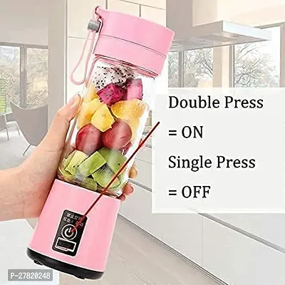 Rechargeable Bottle  Portable Fruit Blender Maker Protein Shaker(PACK OF 1)-thumb0