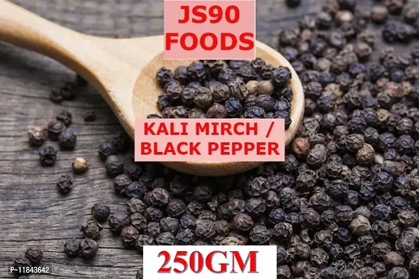 250GM Kali Mirch Sabut , Black Pepper Whole , JS90 FOODS