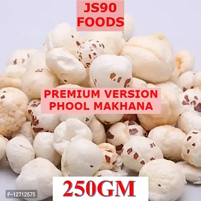 250GM Premium Version  Phool Makhana , Makhane Fox Nuts , Lotus Seeds , Dried Nuts , GUPTA TRADER , JS90 FOODS