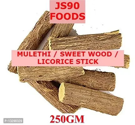 250GM Mulethi , Sabut, Mulaithi , Root , Lakdi , Sweet Wood Stick , Licorice , Liqourices , JS90 FOODS , GUPTA TRADER-thumb0