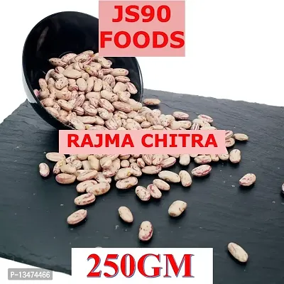 250GM Rajma Chitra Pulses Dal , Kidney Beans , White , JS90 FOODS , GUPTA TRADER