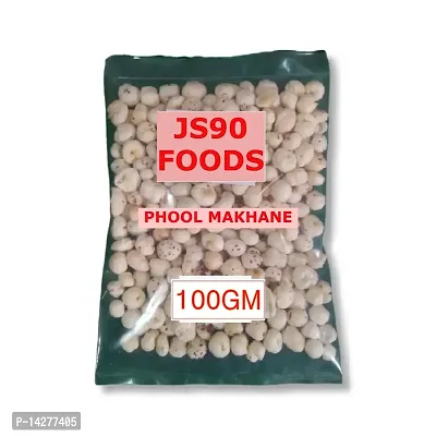 100Gm Phool Makhane , Makhana ,  Fox Nut , Nuts , Lotus Seeds , Seed , Dried Nuts , JS90 FOODS
