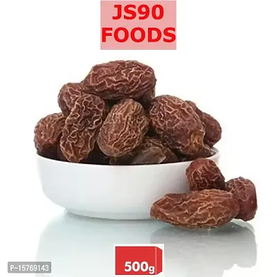 500Gm Dried Dates Brown , Black / Sukha Khajoor (Kala Chuara) , Chuare , Reddish color , JS90 FOODS-thumb0