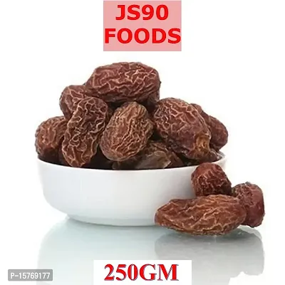 250Gm Dried Dates Brown , Black / Sukha Khajoor (Kala Chuara) , Chuare , Reddish color , JS90 FOODS-thumb0