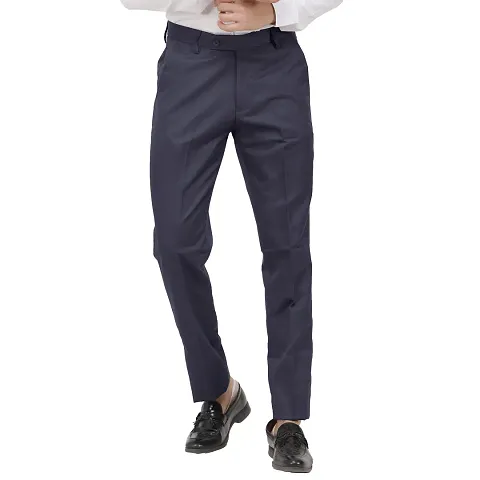 New Arrival Polyester Blend Formal Trousers For Men