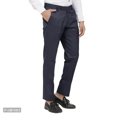 LAHSUAK Men's Poly-Viscose Blended Formal Trousers (Pack of 1 Trousers)-thumb4