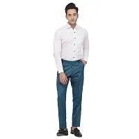 LAHSUAK Men's Poly-Viscose Blended Dark Blue Formal Trouser (Pack of 1 Trouser)-thumb4